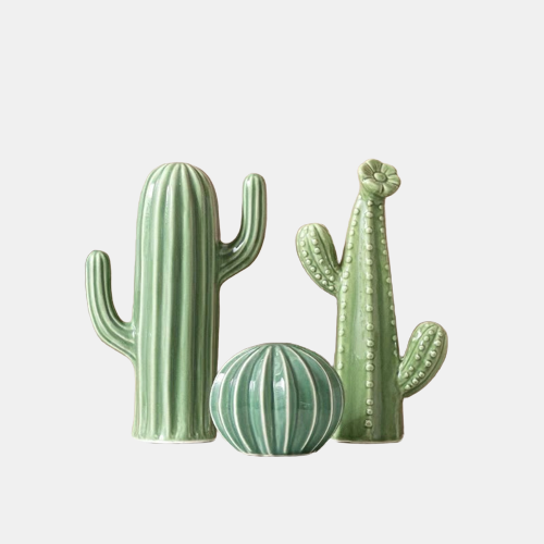 Ceramic Cactus (set of 3)
