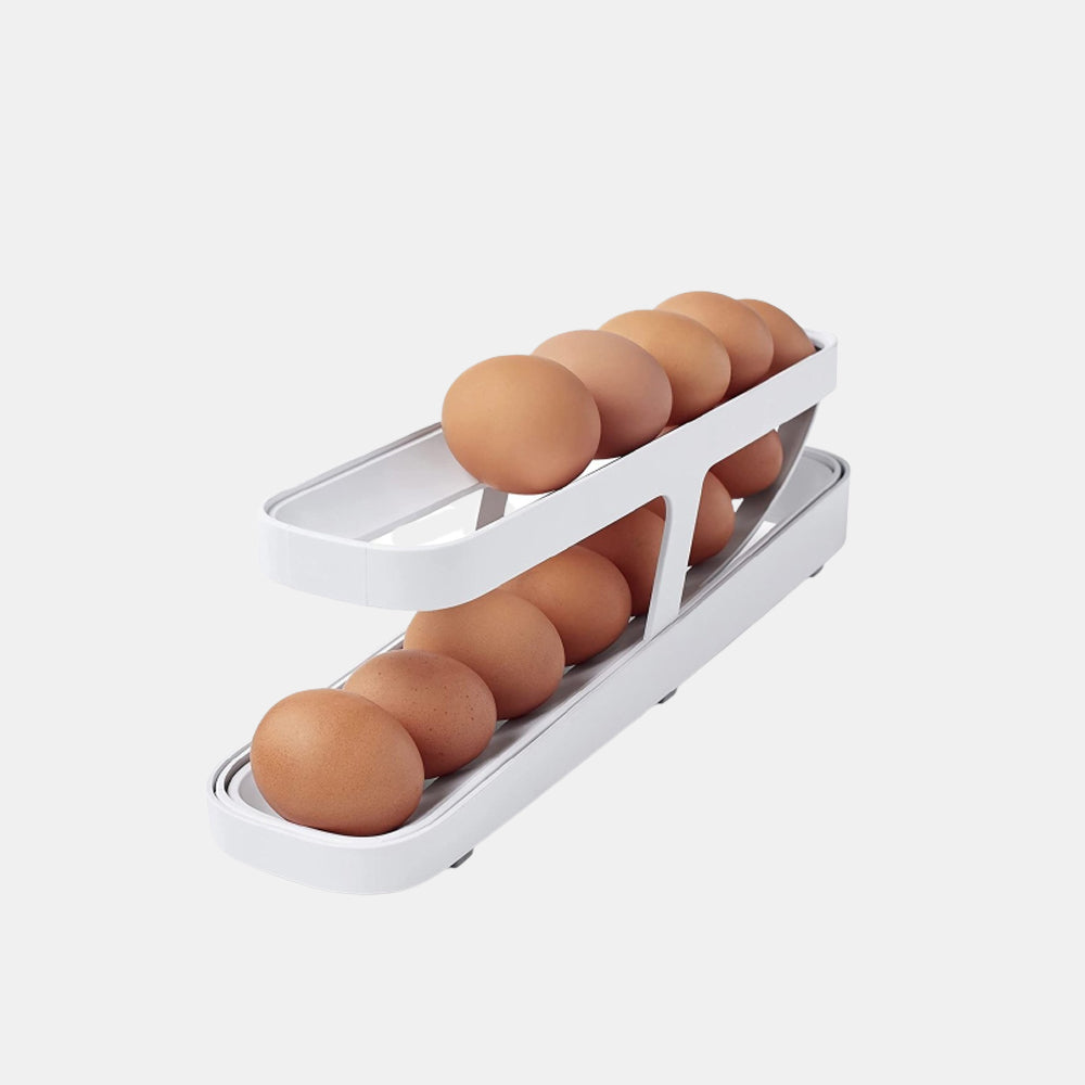 Rolldown Refrigerator Egg Dispenser for Kitchen