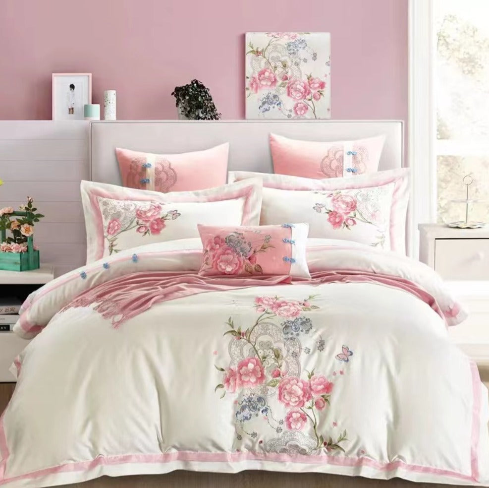 Embroidered Bedding Set