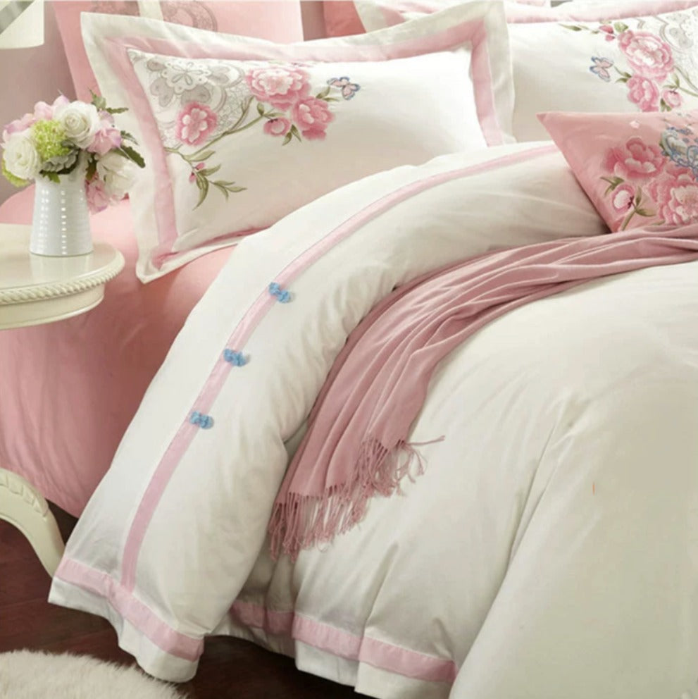 Embroidered Bedding Set