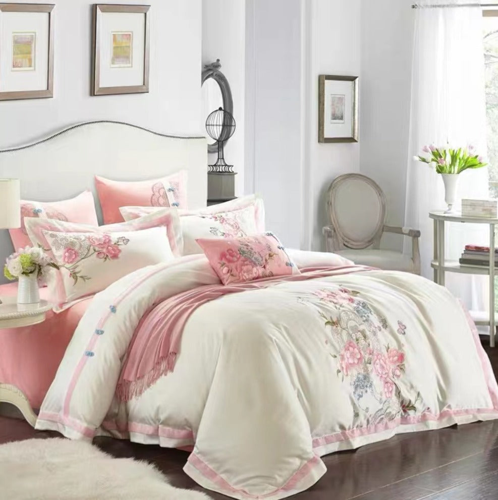 Embroidered Bedding Set
