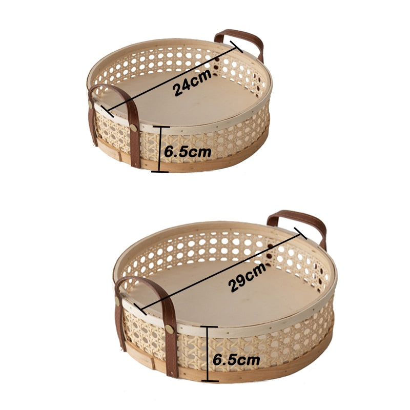 Round Rattan Basket