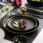 Black Tableware Set