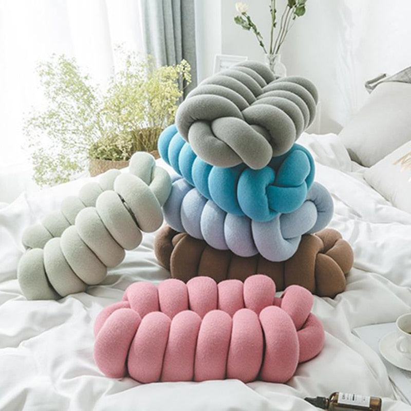 Seamless Tube Braid Decorative Cushion