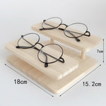 Wooden Sunglasses Holder Stand