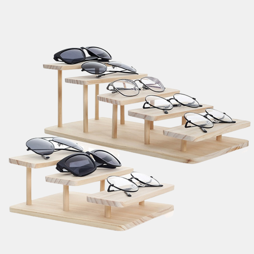 Wooden Sunglasses Holder Stand