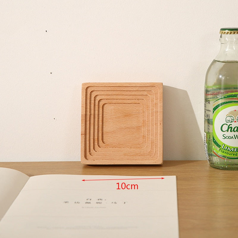 Ribbed Wood Serving Board Set