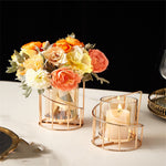 Golden Candle Holder