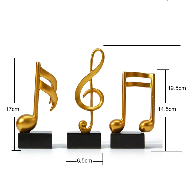Musical Note Statuette