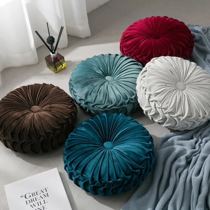 Velvet Round Pillow
