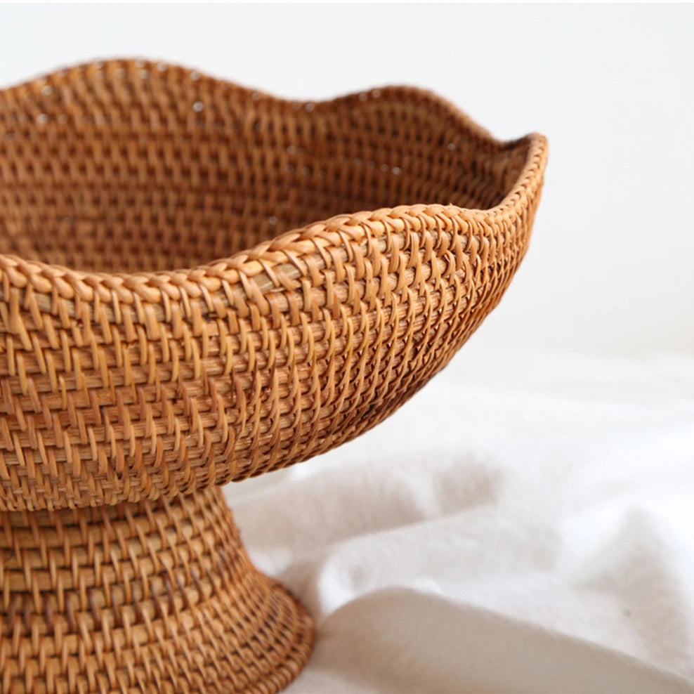 Handwoven Rattan Basket Set