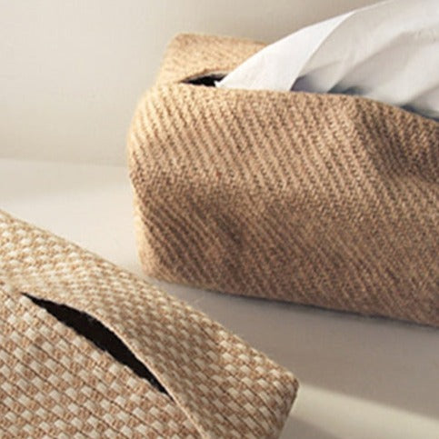 Japanese-Style Linen Tissue Box
