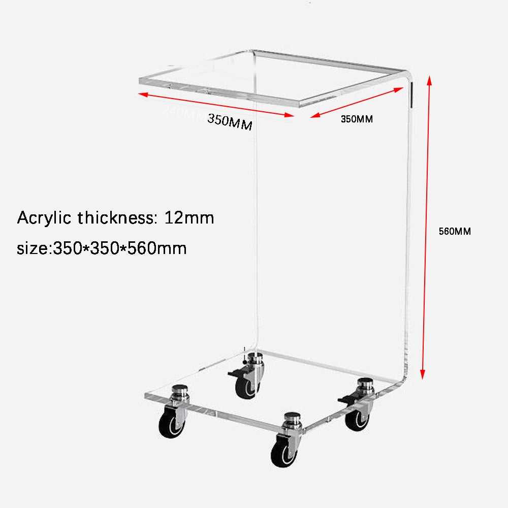 Overbed Table With Wheels