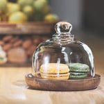 Glass Storage Containers with Wooden Lid