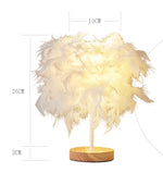 Feather Table Lamp