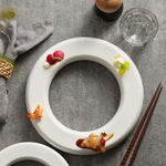 Hollow Circle Ceramic Plate