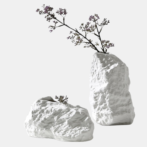 Irregular Stone Rockery Ceramic Vase