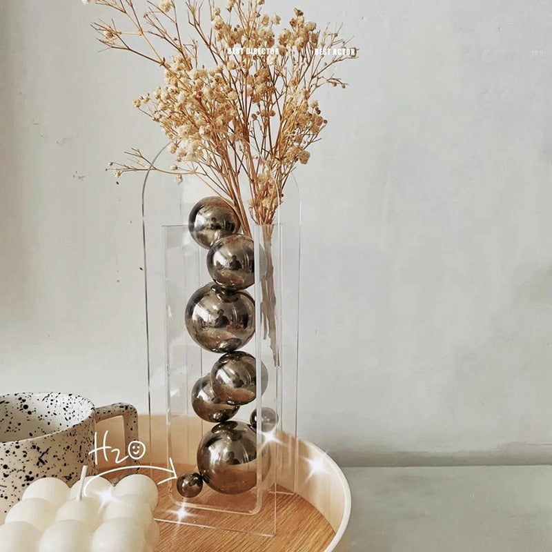 Modern Minimalist Acrylic Vase
