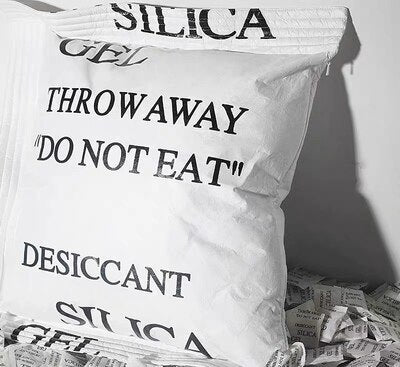 SILICA GEL Throw Pillow