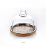 Glass Storage Containers with Wooden Lid