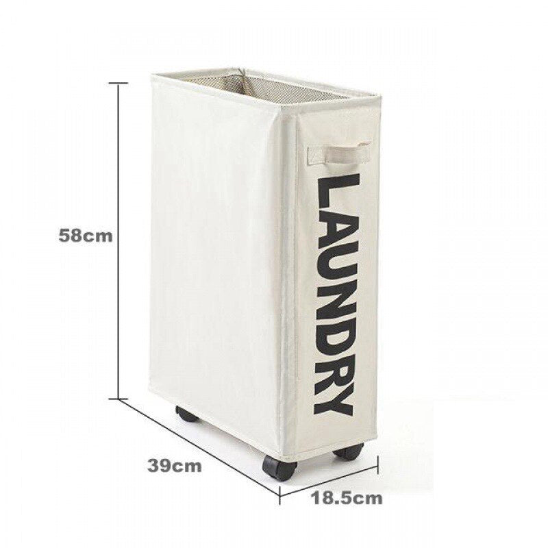 Laundry Basket with Wheels