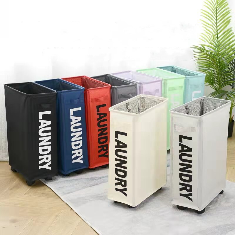 Laundry Basket with Wheels