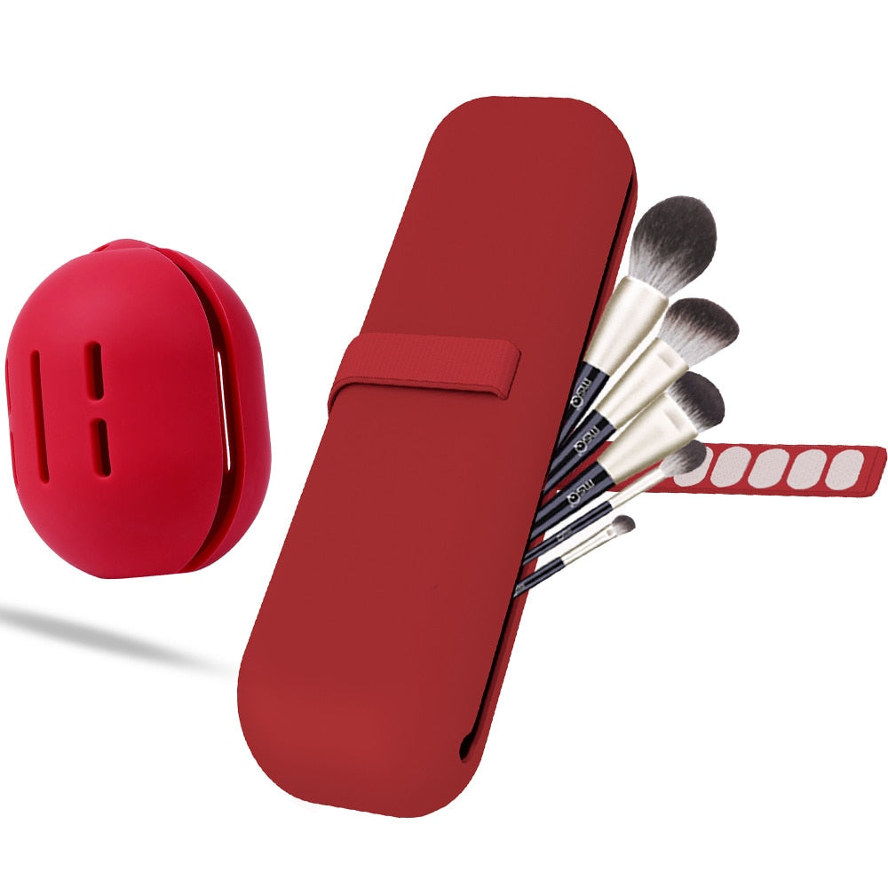 Silicone Travel Makeup Brush Holder