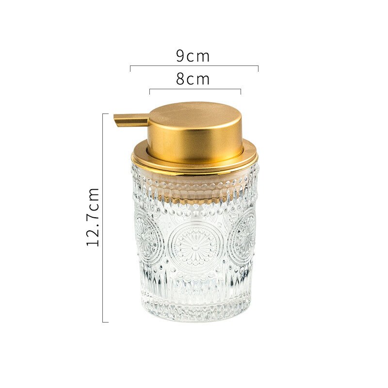 Glass Bottle With Pump