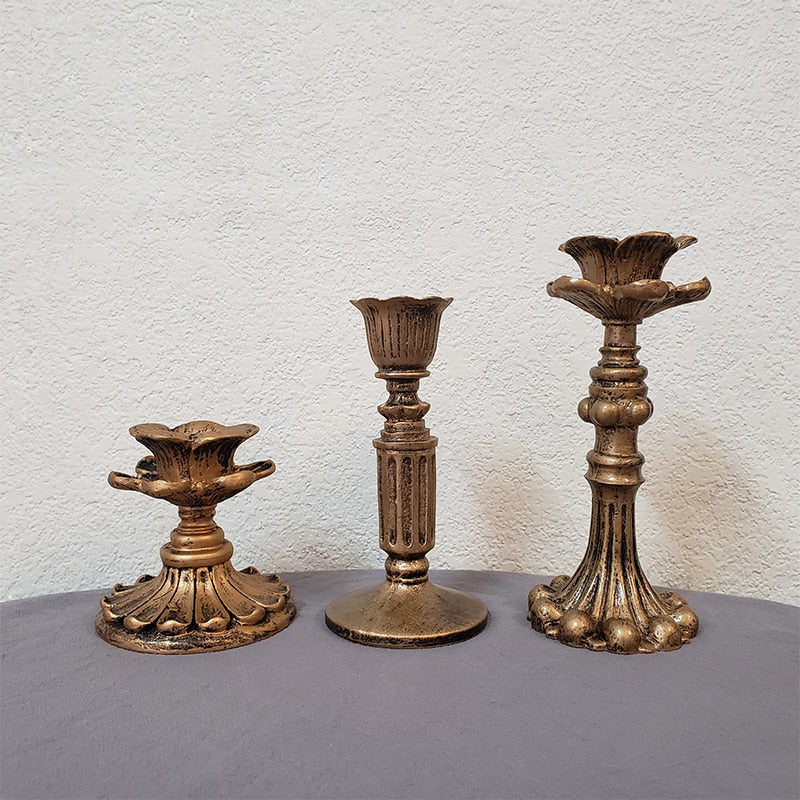 French Country Candle Holders