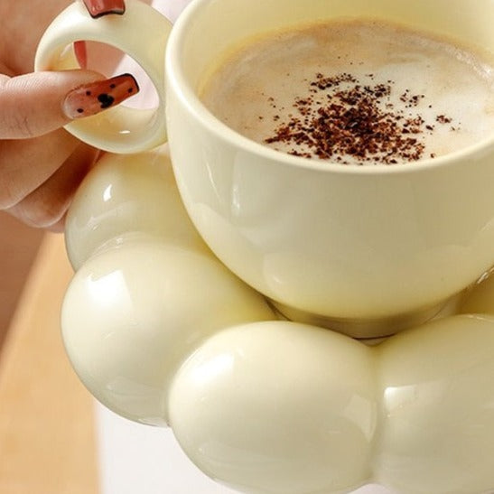 Cup & Cloud Plate Set