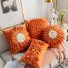 Orange Velvet Cushion Covers