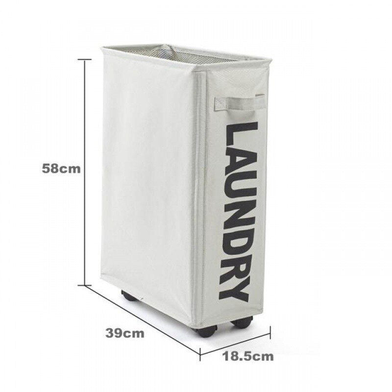 Laundry Basket with Wheels