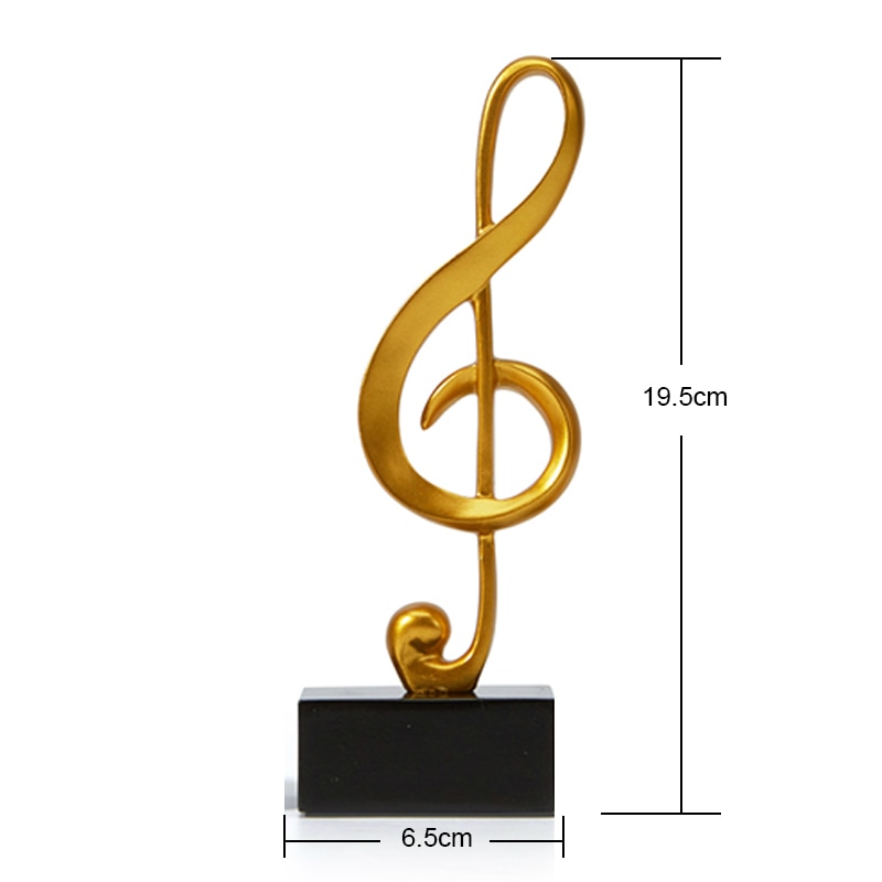 Musical Note Statuette
