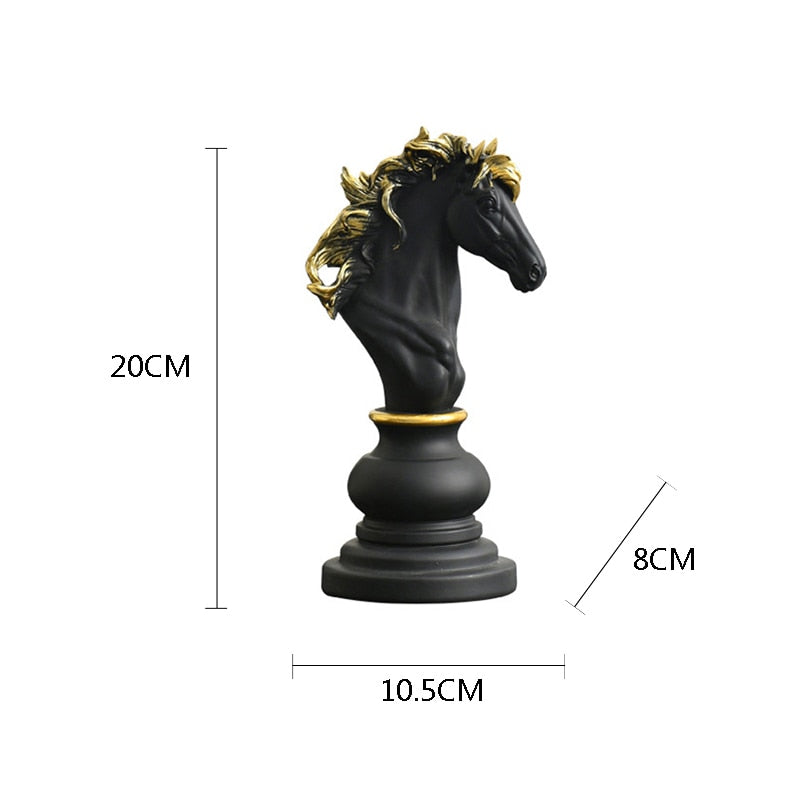 Retro International Chess Figurine