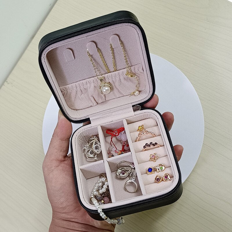 Portable Travel Jewelry Storage Box