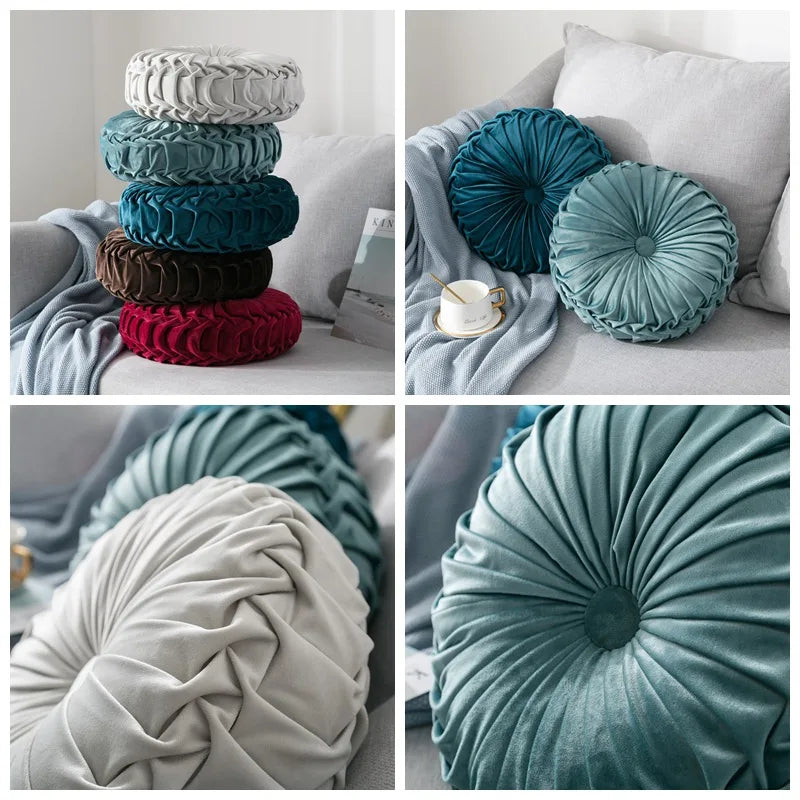 Velvet Round Pillow