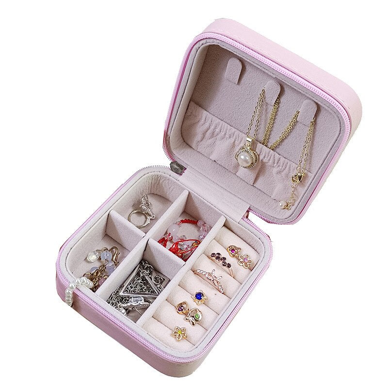Portable Travel Jewelry Storage Box