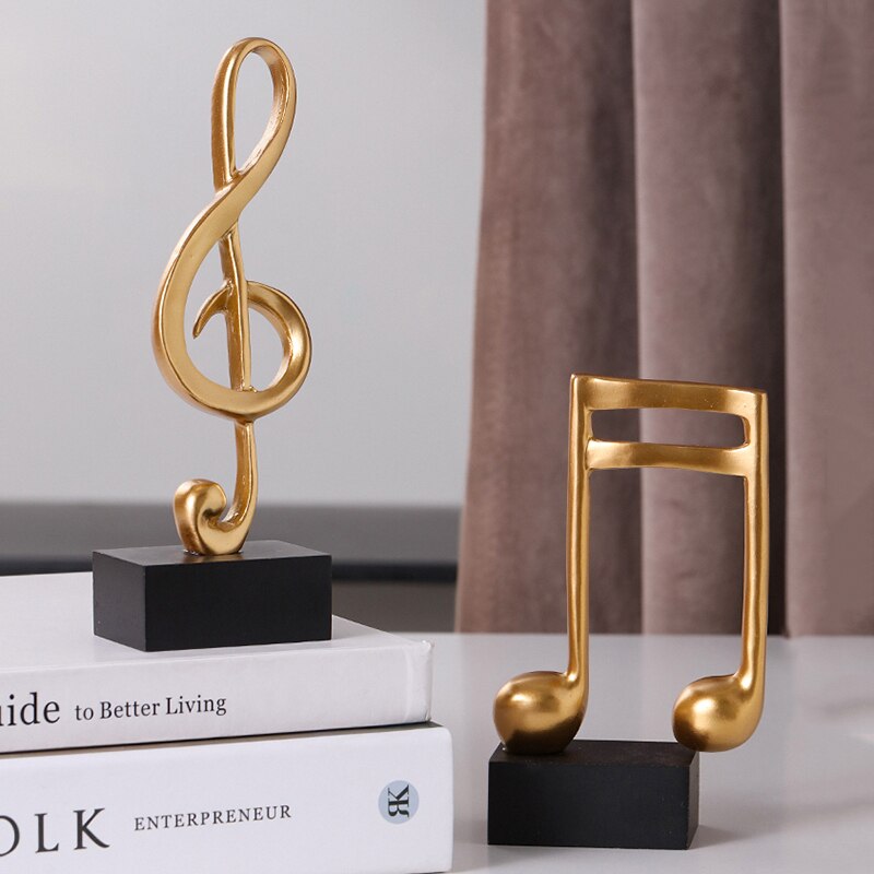 Musical Note Statuette