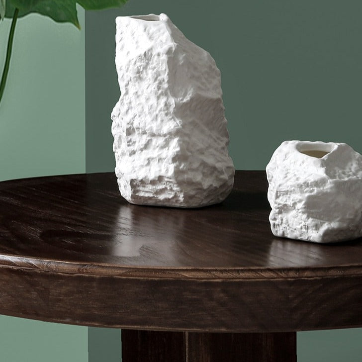 Irregular Stone Rockery Ceramic Vase