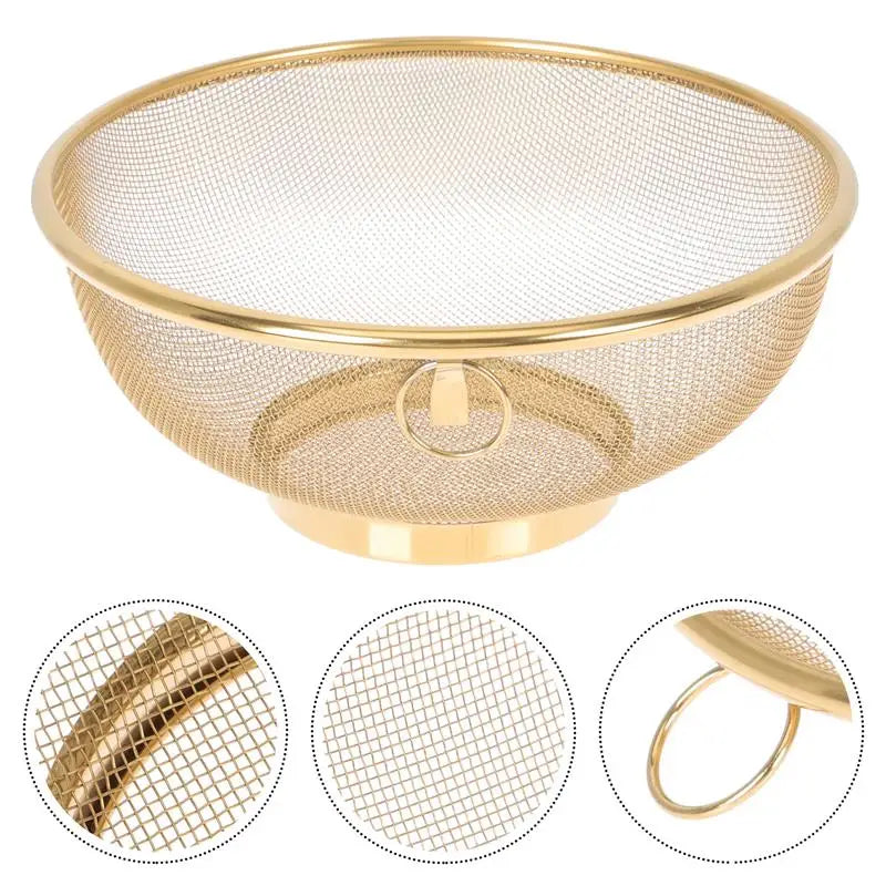 Gold Mesh Colander