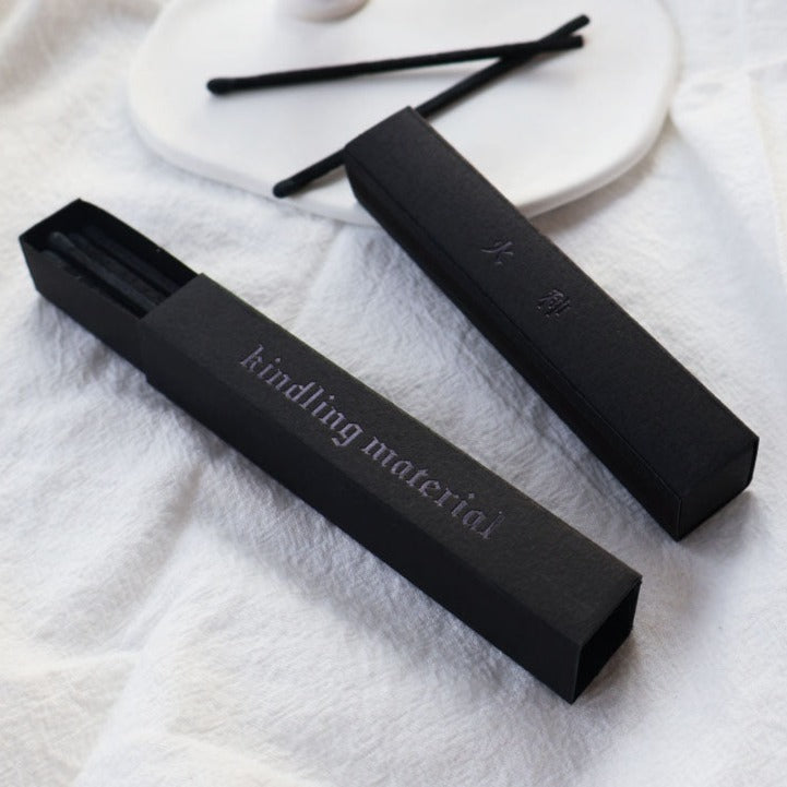 Black Wooden Matchsticks