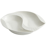 Divided Dinner Ceramic Plate