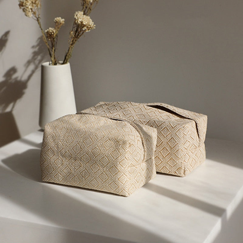 Japanese-Style Linen Tissue Box