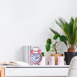 Heart Shape Bell Alarm Clock