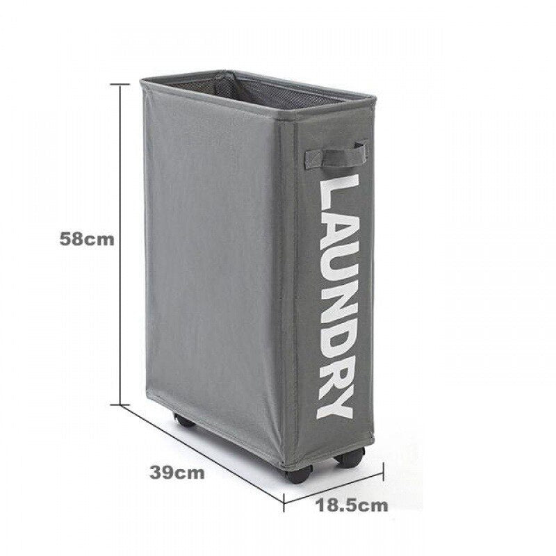 Laundry Basket with Wheels