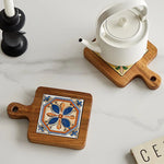 Wood-Ceramic Pot Mat