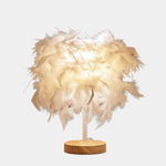 Feather Table Lamp