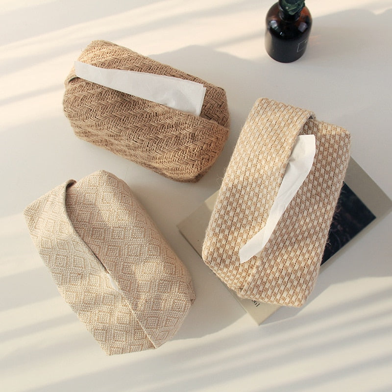 Japanese-Style Linen Tissue Box