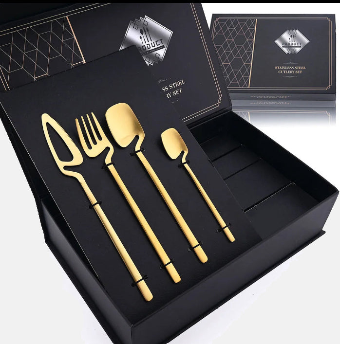 32-Piece Stainless Steel Cutlery Set