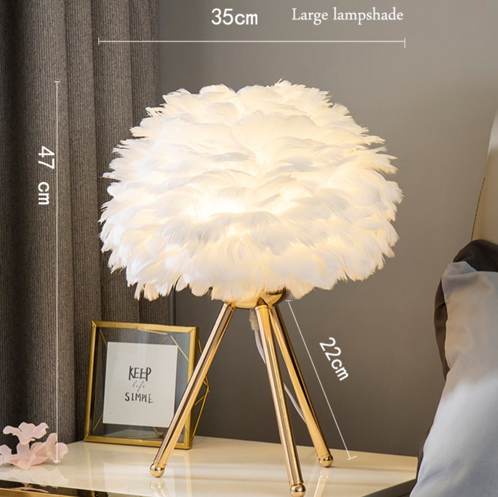 Goose Feather Lamp